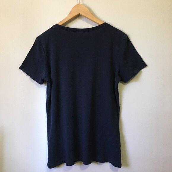 Eddie Bauer Dark Navy Blue Outdoor Essentials Short-Sleeve Tee - Picture 3 of 16